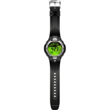 Men's Dakota Watches UV/Temp Sensor Watch-Black/Silver/Black PU