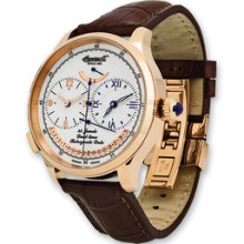 Mens Ingersoll Automatic Pennsylvania White Dial Dual Time