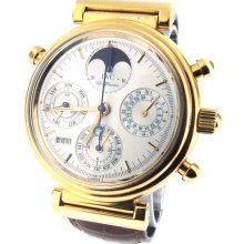 Men's Iwc Da Vinci 3751007 Rattrapante Perpetual Calendar Chronograph Watch