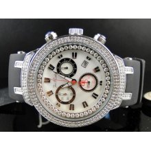 Mens Joe Rodeo/jojo White Face Master 242 Diamond Watch 2.2 Ct Jjm 86