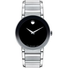Men's Movado Sapphire Watch with Black Dial (Model: 0606092) movado