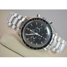 Mens Omega Speedmaster Moon Watch Chronograph Manual Wind Stainless Steel