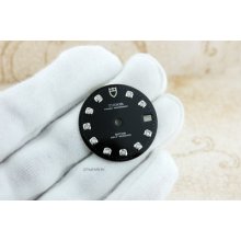 Mens Ss Rolex Tudor Flat Black Diamond Dial Will Fit 2824 Caliber