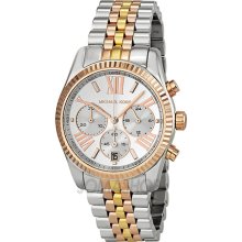 Michael Kors Lexington Chronograph Tri-Tone Ladies Watch MK5735