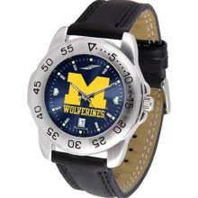 Michigan Wolverines UM Mens Sport Anochrome Watch