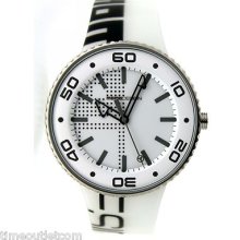 Momo Design Md187-rb-vt-19wtbk Mens Watch 43mm Jet Design Silicone Fast Ship