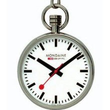 Mondaine Evo White Dial Pocket Watch A660.30316.11sbb