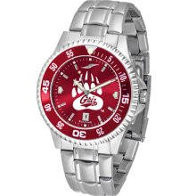 Montana Grizzlies Competitor AnoChrome Steel Band Watch
