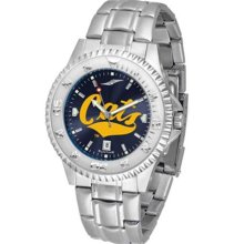 Montana State Bobcats MSU Mens Steel Anochrome Watch