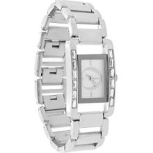 Morgan Ladies Stainless Steel Stone Set Bracelet Watch An94.10mo