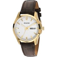 MS985W Accurist Mens Black Watch