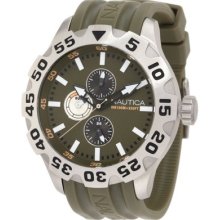 Nautica Men's N15608g Bfd 100 Multifunction Chronograph Resin Strap Quartz Watch