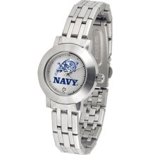 Navy Midshipmen Womens Steel Dynasty Watch