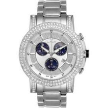 New Men's Joe Rodeo Trooper 6.00CT Diamond Watch