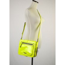 Nine West Patent Day Glo Tablet Crossbody Handbags