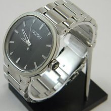 Nixon The Capital Watch In Silver / White (100m, Stainless Steel, Japan Movt)