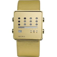 Nooka Zot V series Gold Watch