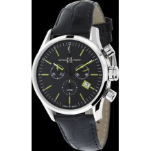 Officina Del Tempo Watch Business Italian Design Swiss Ot1038-1101ngn Chr