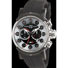 Officina Del Tempo Watch Chrono Block Gel Ot1034/141gn 10atm Italian Design