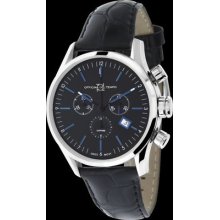 Officina Del Tempo Watch Business Italian Design Swiss Ot1038-1101nlbn Chr
