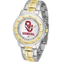 Oklahoma Sooners OU Mens Stainless 23Kt Watch