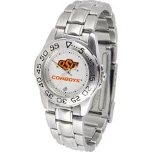 Oklahoma State University Ladies Stainless Steel Wristwatch
