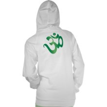 Om-Emerald Gradient Womens Pullover Hoodie
