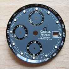 Omega Genuine 1990s Speedmaster Titane Chronometer Mens Dial Cal.1164