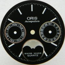 Original Vintage Oris Acapulco Calendar Watch Dial