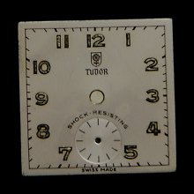 Original Vintage Tudor Square Watch Dial 50's