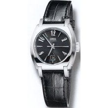 Oris 56175734064LS Watch Frank Sinatra Ladies - Black Dial Stainless Steel Case Automatic Movement