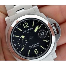 PANERAI PAM297 O LUMINOR MARINA GMT STEEL BRACELET 297 NEW