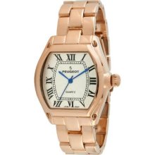 Peugeot 7069Rg Women'S 7069Rg Rose Gold Roman Numeral Bracelet Watch