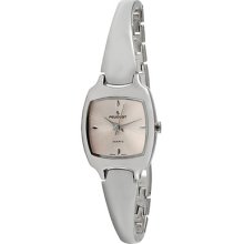 Peugeot Women's Pink Dial Half Bangle Watch