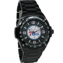Philadelphia 76ers Stainless Steel Warrior Watch - Black