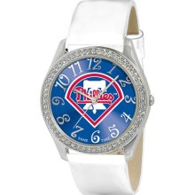 Philadelphia Phillies Glitz Watch - Silver Black