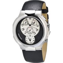 Philip Stein Women's Steel Dual-time Chronograph Watch