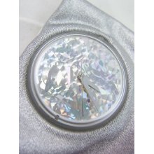 Pmk114 Swatch 1996 Shine Pop Mid Size Authentic Silver