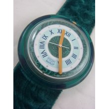 Pwk188 Swatch 1993 Green Queen Pop Velvet Authentic Art