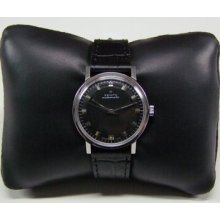 Rare 60's Zenith Black Dial Date At 6 Automatic Man's Watch