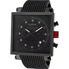 Red Line Watch 50036-blk Men's Compressor2 Chronograph Black Dial Black Ip