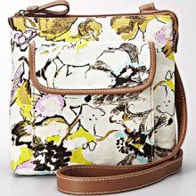 Relic Urban Floral Canvas Mini Crossbody Bag