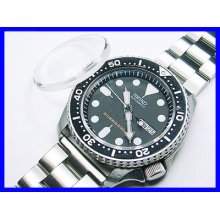 Replacement Crystal Glass Fits Seiko 200m 7s26 Skx007 Sky009 & 7002 Diver Watch
