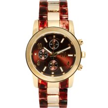 River Island Tortoise Watch Brown