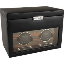 Roadster Module 2.7 Double Watch Winder with Cover and Storage
