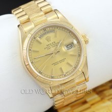 Rolex 18k vintage day date ref 18078