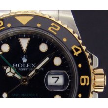 ROLEX - 18kt Gold SS GMT Master II CERAMIC - 116713