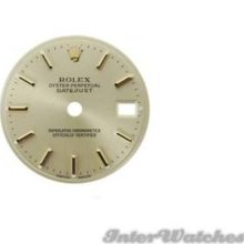 Rolex Dials Ladies Stick Markers 18k Yellow Gold