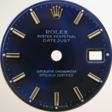 Rolex Factory Original Blue Datejust Ladies Dial