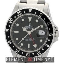 Rolex GMT-Master Stainless Steel Black Dial A Series